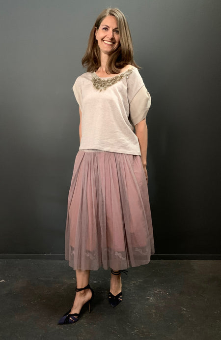 Mesh Lace Skirt