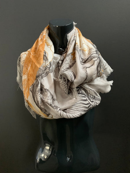 Bullseye Shawl Scarf