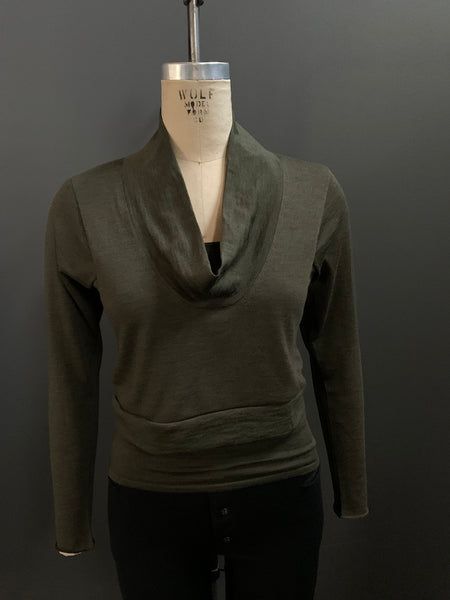 Two Piece Cropped Cowl with Camisole (Additional Colours Available)