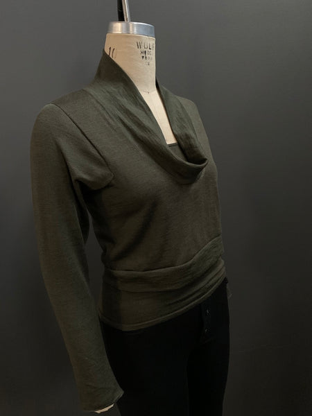 Two Piece Cropped Cowl with Camisole (Additional Colours Available)