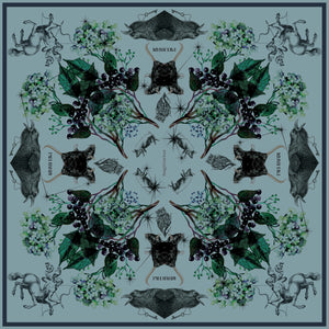 Sagittarius Birth Month Silk-Blend Scarf - Limited Edition Zodiac Collection - Edition 1