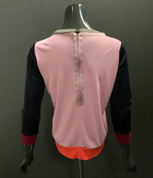 Bespoke Beaded Lace Jersey Sweatshirt- XS