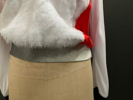Bespoke Shredded Silk Shear Jersey Sweatshirt- M