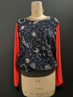 Bespoke Space Jersey Sweatshirt- XL